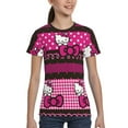 thumbnail image 1 of Boys Girls Hello Kitty T-Shirt Crewneck Short Sleeve Tees Kids Casual Shirt Tops 5-16 Years M, 1 of 5