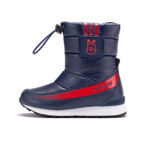 Boys Girls High Top Snow Boots Water Repellent Anti-Skid And Warm Childrens Cotton Boots In Winter