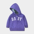 thumbnail image 1 of Boys Girls Hooded Zipper Jacket, Lightweight Spring Pullover Hoodie for Kids, Youth Long Sleeve Casual Jacket, Breathable Polyester for Daily Outdoor Wear, 1 of 3