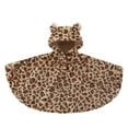 thumbnail image 1 of Boys & Girls Hoodie Cape Poncho Coat Color: Brown Size: 12-24 Months, 1 of 6