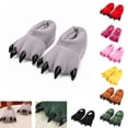 thumbnail image 1 of Boys Girls Household Indoor Monster Claw Plush Footwear Warm Soft Lining Easy Slip On Design Non Slip Sole Halloween Party Slippers, 1 of 8
