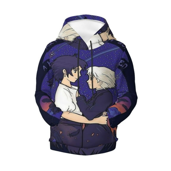 Boys Girls Howls Moving Castl Pullover Hoodies 3D Print Novelty Colorful Kids Hoodie Sweatshirts with Pocket