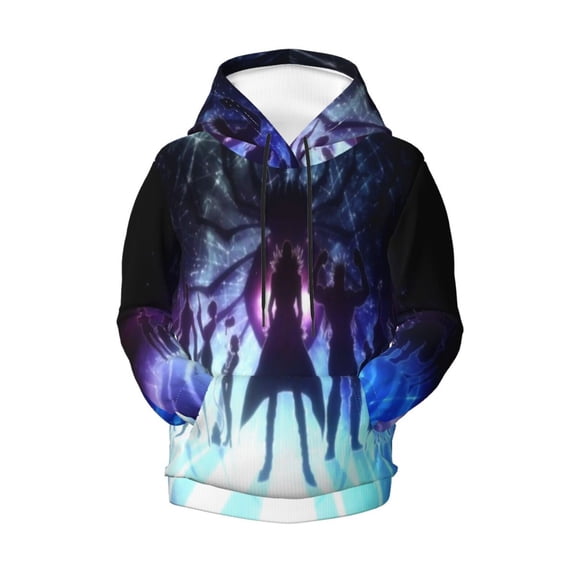 Boys Girls Hunter X Hunte Pullover Hoodies 3D Print Novelty Colorful Kids Hoodie Sweatshirts with Pocket