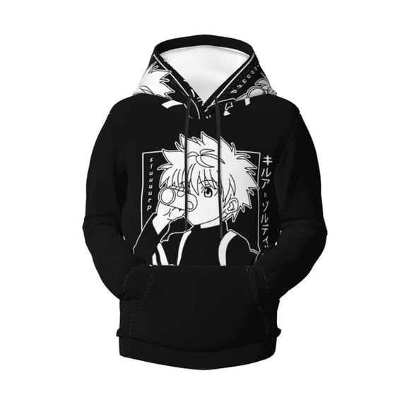 Boys Girls Hunter X Hunte Pullover Hoodies 3D Print Novelty Colorful Kids Hoodie Sweatshirts with Pocket