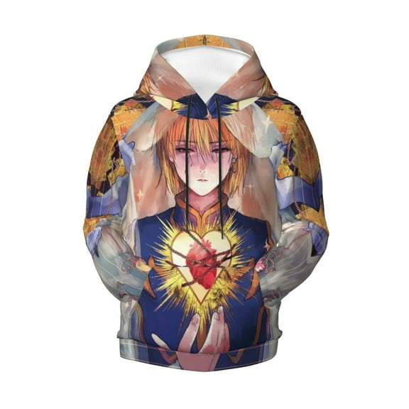 Boys Girls Hunter X Hunte kurapika Pullover Hoodies 3D Print Novelty Colorful Kids Hoodie Sweatshirts with Pocket