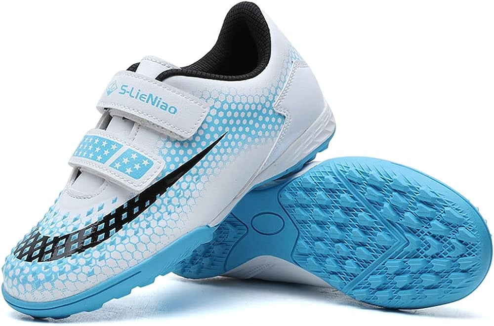Boys Girls Indoor Turf Soccer Shoes Kids Cleats Athletic Indoor Firm