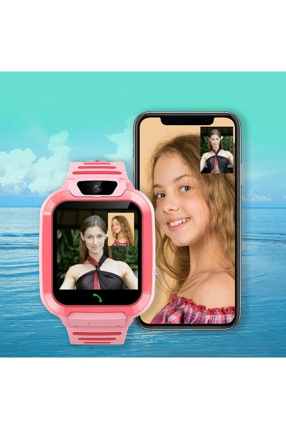 Boys Girls Intelligent Watch with High-Definition Touchscreen and Camera for Video Calls 4G Student Card Pluggable Phone Watch Accurate Positioning Gifts for Teen Girls