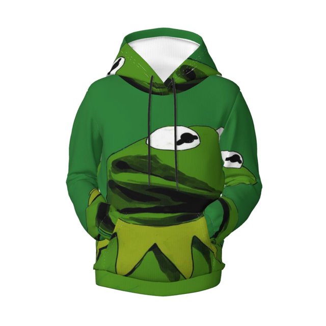Boys Girls Kermit The Frog Pullover Hoodies 3D Print Novelty Colorful