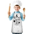thumbnail image 1 of Boys Girls Kids Apron with Pocket,Halloween Nightmare Before Adjustable Child Neck Strap and Bib Funny Aprons Kitchen Toddler Aprons for Cooking Baking, 1 of 5
