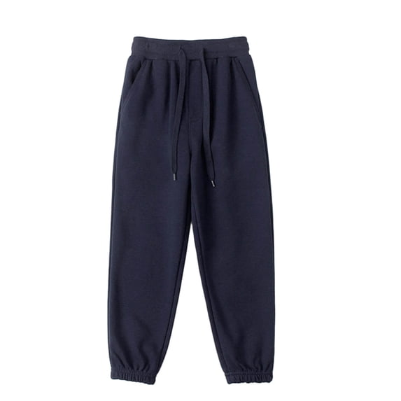Boys Girls Kids' Jogger Pants Elastic Waist Drawstring Cotton Active Pants Casual Cuffed Pants with Pockets (4-13 Years)