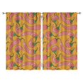 thumbnail image 1 of Boys Girls Kids Nursery Curtains Chili Pattern Red Print Pattern Window Drapes for Living Room Bedroom Playroom Decor Rod Pocket 52x84Inch 2 Panels, 1 of 2