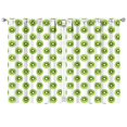 thumbnail image 1 of Boys Girls Kids Nursery Curtains Green Yummy KiwiFruit Print Pattern Window Drapes for Living Room Bedroom Playroom Decor Rod Pocket 42x63Inch 2 Panels, 1 of 2