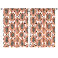 thumbnail image 1 of Boys Girls Kids Nursery Curtains Orange Papaya Print Pattern Window Drapes for Living Room Bedroom Playroom Decor Rod Pocket 42x63Inch 2 Panels, 1 of 2