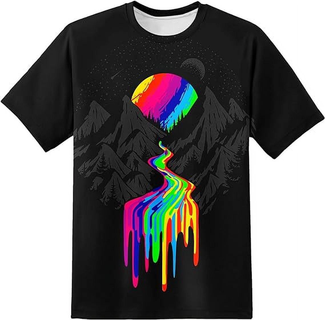 Ajnuspg Kids 3D Printed T-Shirts - Soft Polyester Crewneck Tees For Boys & Girls | XS To XL Sizes - View #6
