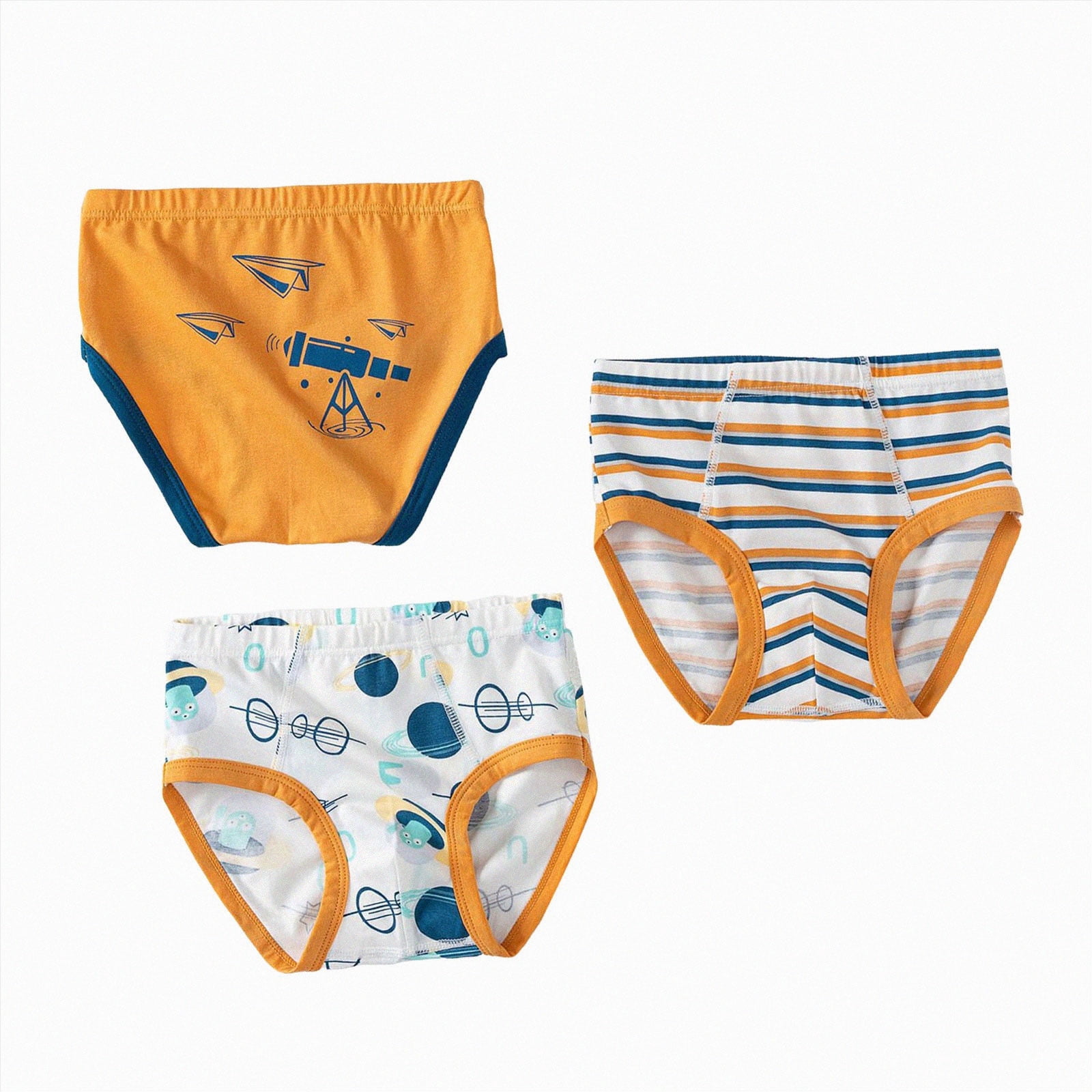 Children Kinickers Boys and Girls Knickers Cotton Soft Boyshorts Kids Underwear 3 Pack ...