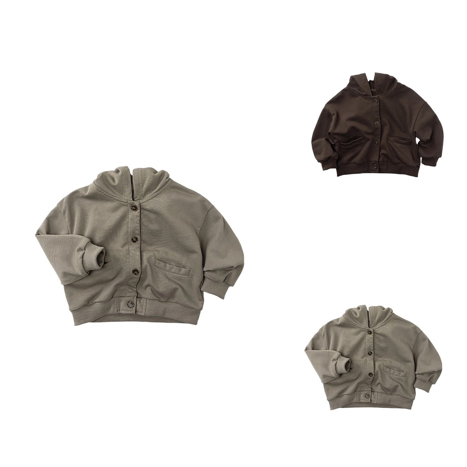 Boys Girls Knitted Coat Jacket, Autumn Winter Kids Outerwear, Casual ...