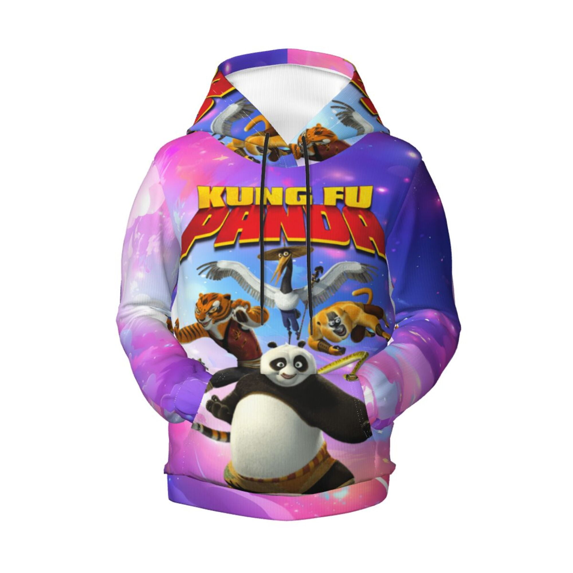 Boys Girls Kung Fu Panda Hoodie 3D Printed Cartoon Anime Long Sleeve ...