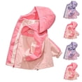 thumbnail image 1 of Boys Girls Lightweight Jackets with Hoodies for Unisex Toddler Kids 3-15Years Children Long Sleeve Hooded Full Zipper Winter Coat Purple 3 Years, 1 of 7