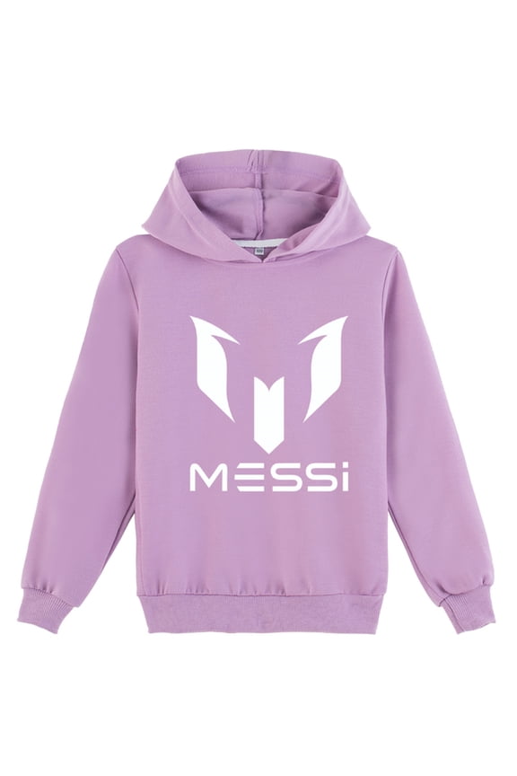 Boys Girls Lionel_Messi Pullover Hooded Sweatshirts-Casual Long Sleeve Lightweight Hoodies for Teen(8-16 Years)