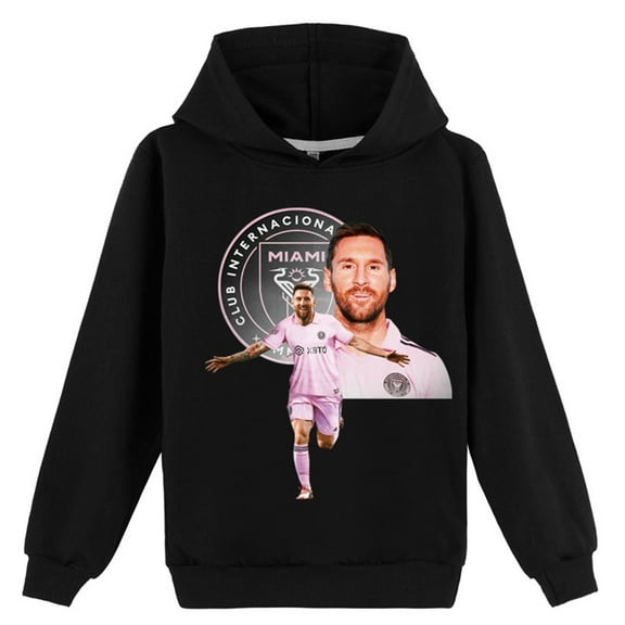 Boys Girls Lionel_Messi Sweatshirts with Hooded,Comfy Soft Long Sleeve Hoodies Casual Pullover Tops for Kids