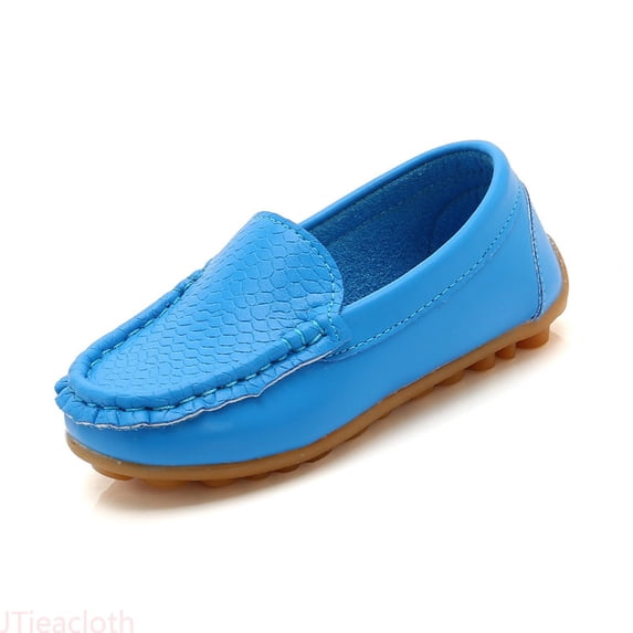 Boys Girls Loafers Dress Flats Slip-On Flat Shoes School Walking Flat Shoes,Sizes 7 Toddler