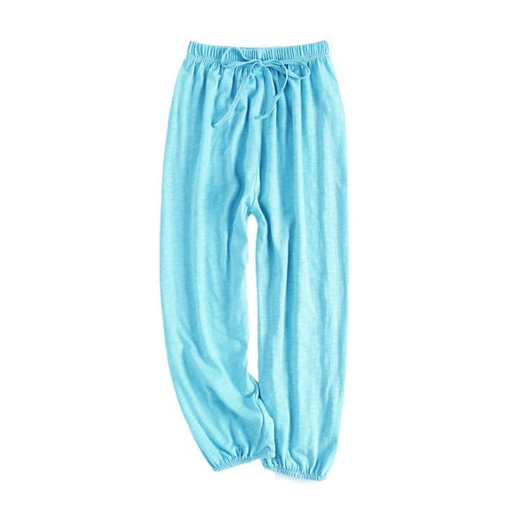 Boys Girls Long Bloo Mers Soft Summer Pants Kids Solid Elastic Waist Harem Pants Basic Joggers Trousers Clothes for Kids Size 8 Girls