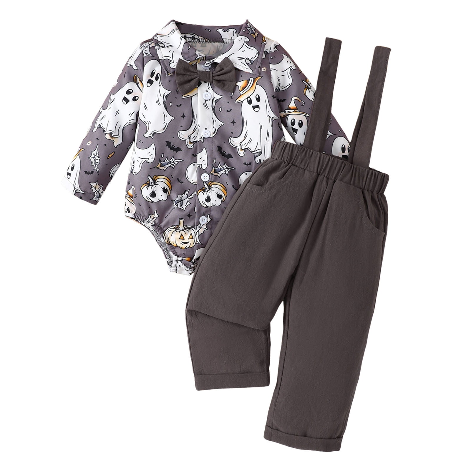 Cute Halloween Baby Bat Outfit - 3D Long Sleeve Jumpsuit With Hat For Newborns & Infants