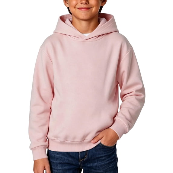 Boys Girls Long Sleeve Hooded Sweatshirts Kids Oversized Pullover Hoodies Fall Winter Casual Loose Fit Athletic Tops For Boys And Girls