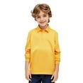 thumbnail image 1 of Boys Girls Long Sleeve Solid Color Shirt Cotton Shirt Top Tee For Kids, 1 of 4