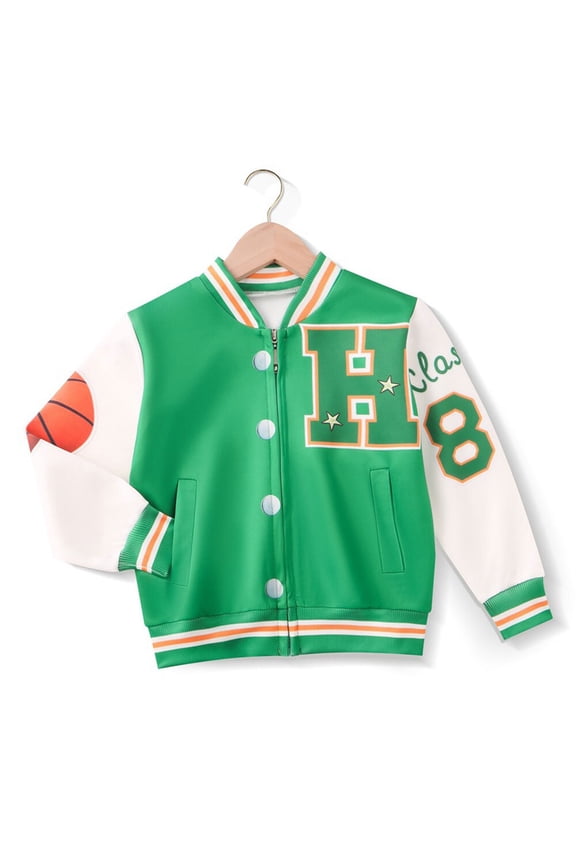 Boys Girls Lucas Max Costume Jacket Basketball Uniform Outerwear Cosplay Coat