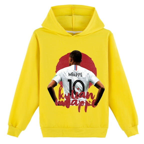 Boys Girls Mbappé Cotton Fashion Casual Printing Sweatshirt Hoodies Pullover Graphic Novelty Hooded Tops