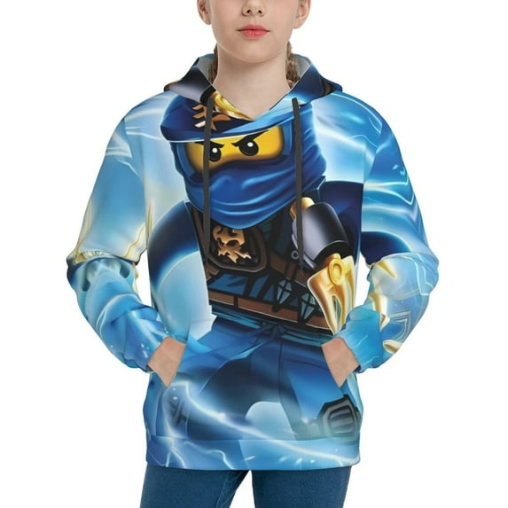 Boys Girls NinJago Sweatshirt for Fans Gift Kids 3D Figure Printed Teen Hoodie Outfits