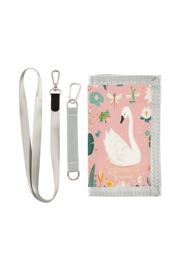 Boys' & Girls' Novelty Wallets | Men's Foldable Novelty Wallets | Prefect Gifts for Every Scene,A Cute Swan