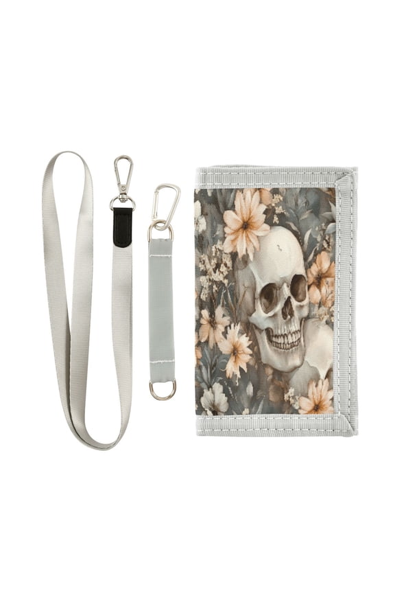 Boys' & Girls' Novelty Wallets | Men's Foldable Novelty Wallets | Prefect Gifts for Every Scene,Balcony Skulls