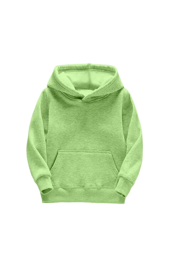 Boys Girls Oversized Hooded Sweatshirt Fall Winter Long Sleeve Soft Warm Top With Side Pockets For Big Kids Casual Wear,Size:4-5 Years
