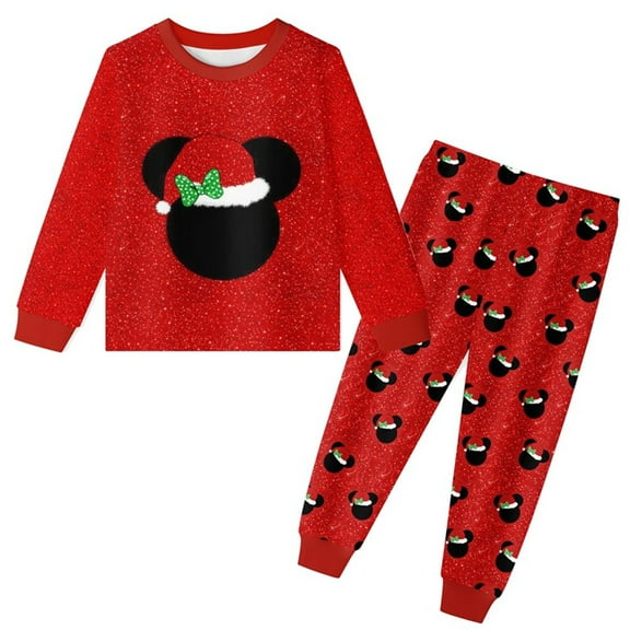 Boys Girls Pajama Sets Cartoon Long Sleeve Sleepwear PJs for 3-7Y