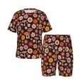 Boys Girls Pajamas Sets for Kids, 70s Groovy Hippie Retro Toddler