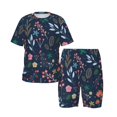 Boys Girls Pajamas Sets for Kids, Colorful Flowers Toddler Sleepwear
