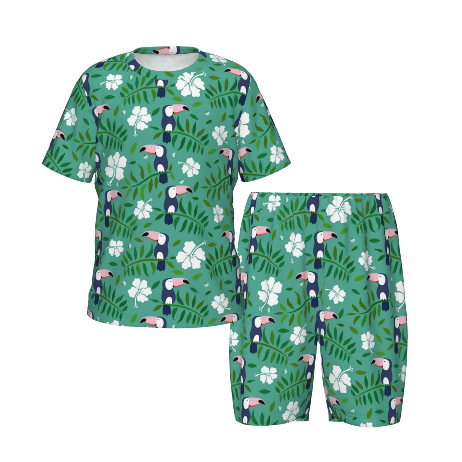 Toucan Bloom - Everyday Set <br> Kids Cotton Notched Pajama Set