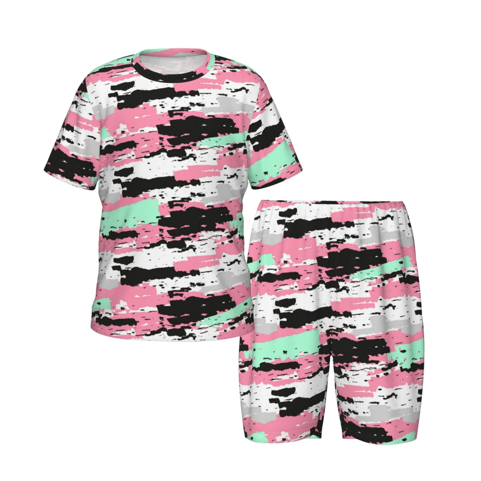 Boys Girls Pajamas Sets for Kids, Digital Camouflage Toddler Sleepwear