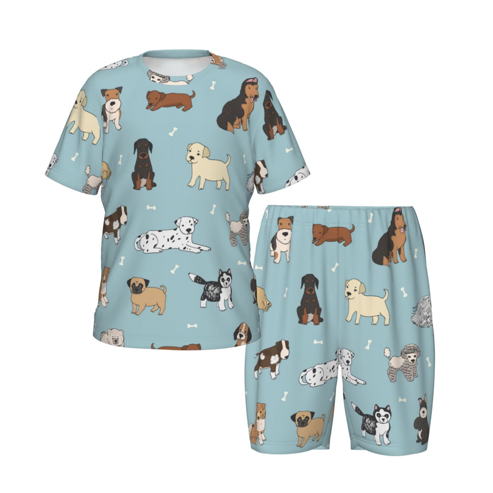 Boys Girls Pajamas Sets for Kids, Dog Pets Toddler Sleepwear Lounge