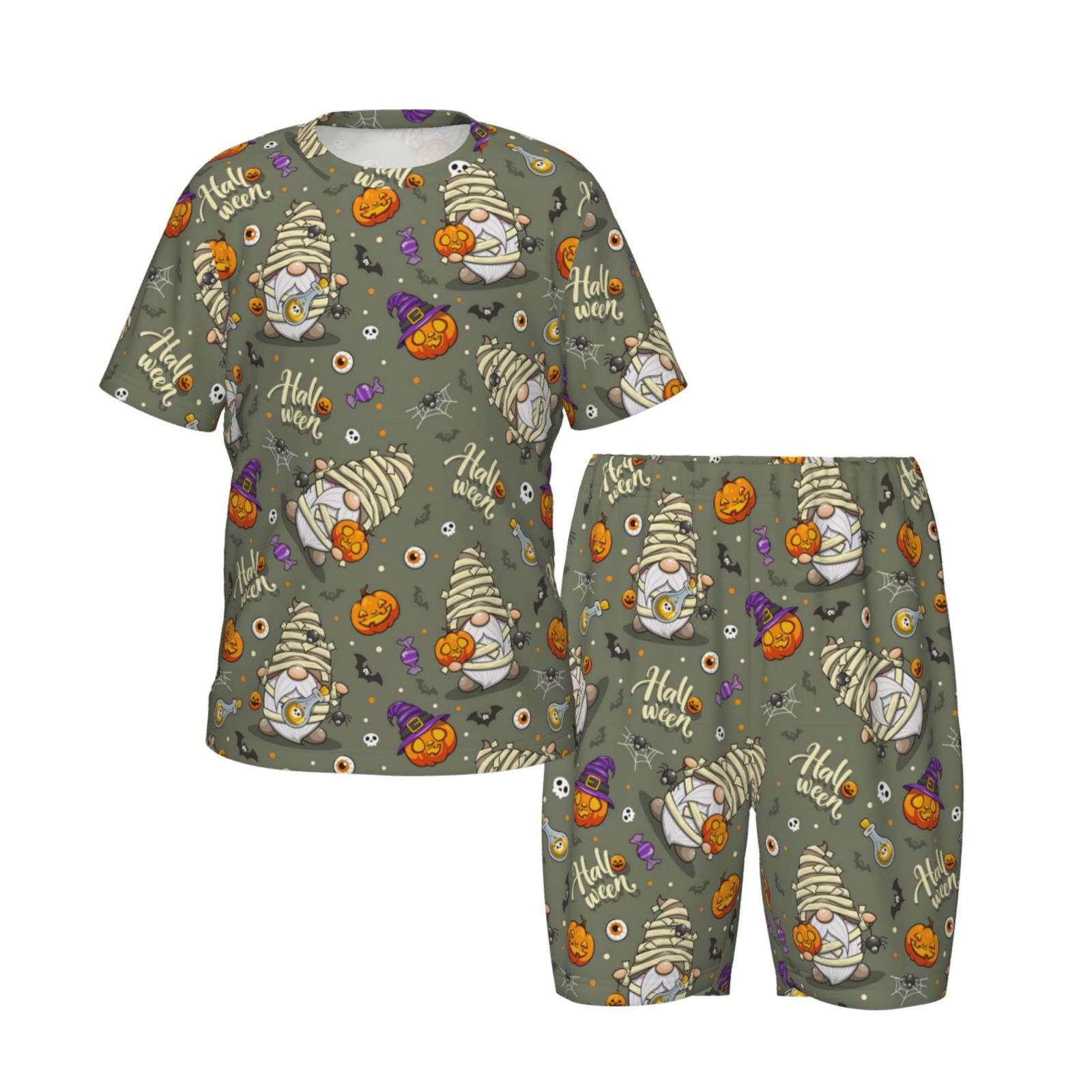 Boys Girls Pajamas Sets for Kids, Halloween Mummy Gnome Toddler ...