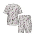 Boys Girls Pajamas Sets for Kids, Orchids Flowers Green Leaves Toddler