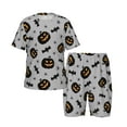 Boys Girls Pajamas Sets for Kids, halloween pumpkins bat Toddler