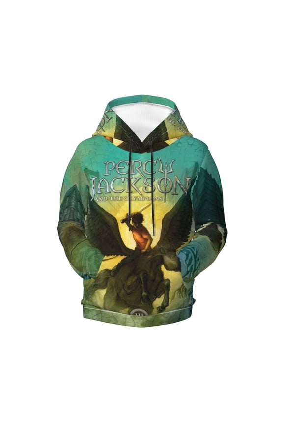 Boys Girls Percy Jack-so Pullover Hoodies 3D Print Novelty Colorful Kids Hoodie Sweatshirts with Pocket