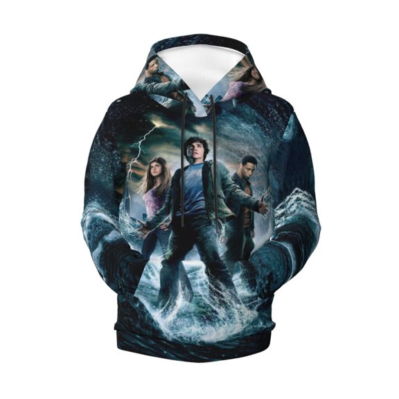 Boys Girls Percy Jack-so Pullover Hoodies 3D Print Novelty Colorful Kids Hoodie Sweatshirts with Pocket