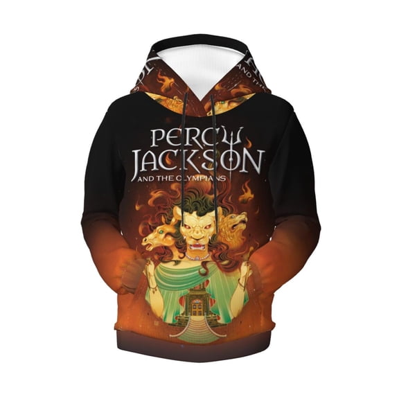 Boys Girls Percy Jack-so Pullover Hoodies 3D Print Novelty Colorful Kids Hoodie Sweatshirts with Pocket