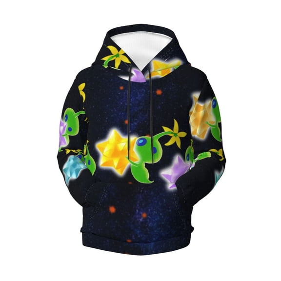 Boys Girls Pikmin Pullover Hoodies 3D Print Novelty Colorful Kids Hoodie Sweatshirts with Pocket