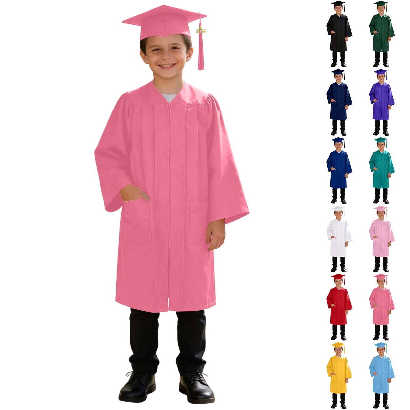 Boys Girls Preschool Graduation Cap and Gown for Toddler Graduation ...