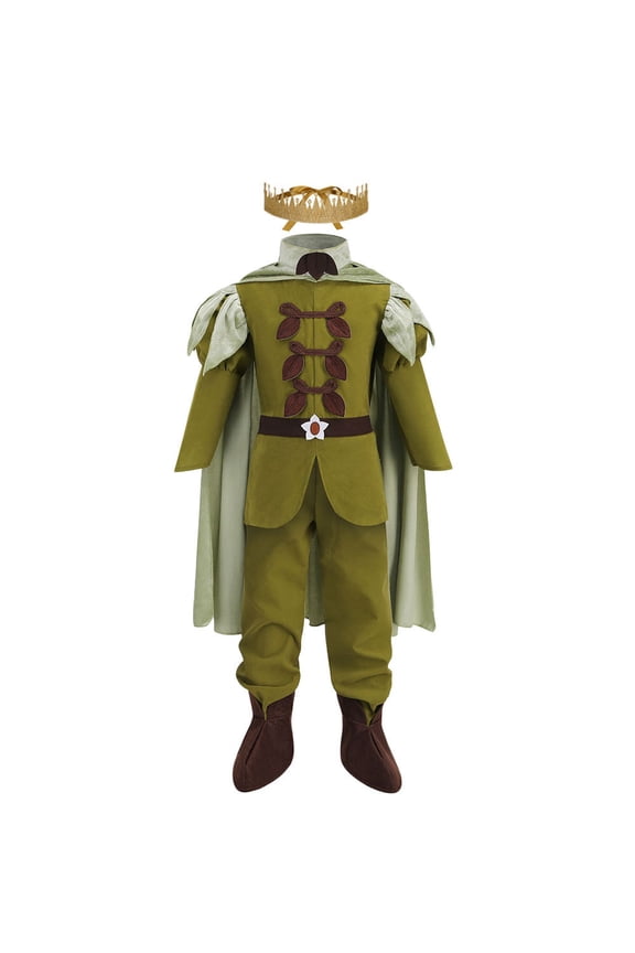 Boys Girls Prince Naveen Cosplay Outfits Sets Tiana Costume Dress Up